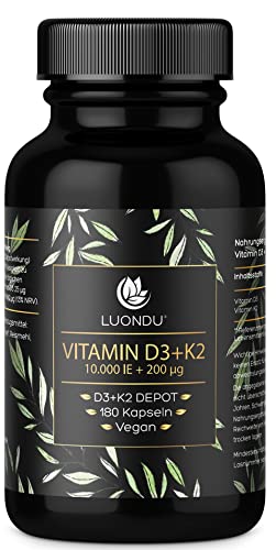 Luondu Vitamin D3 K2 Dosierung