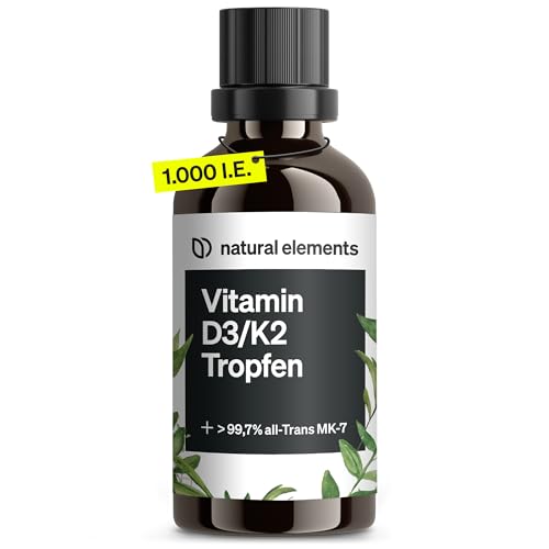 Natural Elements Vitamin D3 K2 Tropfen