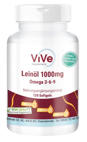 Vive Supplements Leinöl Kapseln