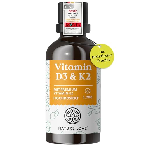 Nature Love Vitamin D3 K2 Tropfen