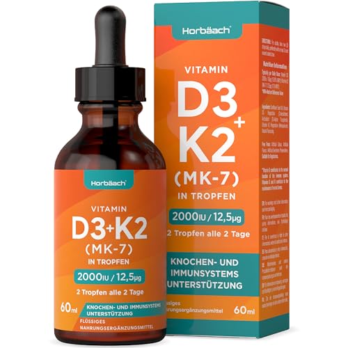 Horbäach Vitamin D3 K2 Tropfen
